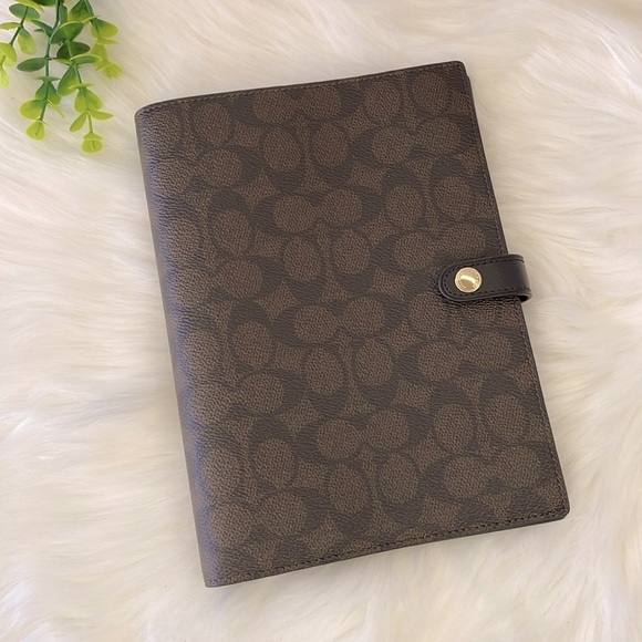 Coach Notebook In Signature Canvas - Picture 2 of 10